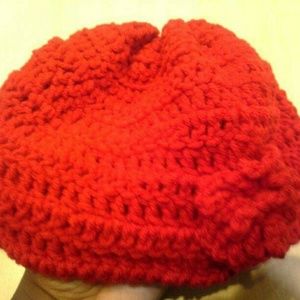 Crochet hat scarf set